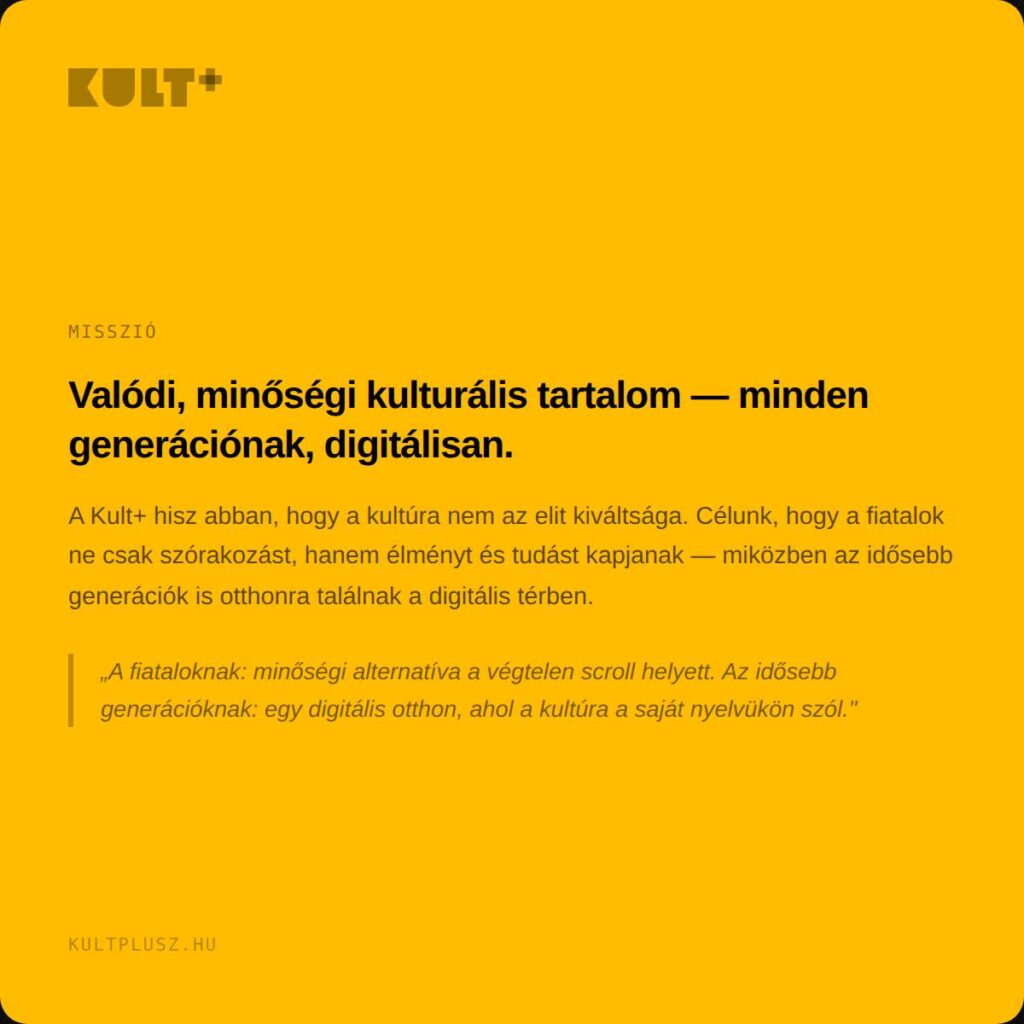 Instagram post from kultplusz.hu. This post is in position 1.